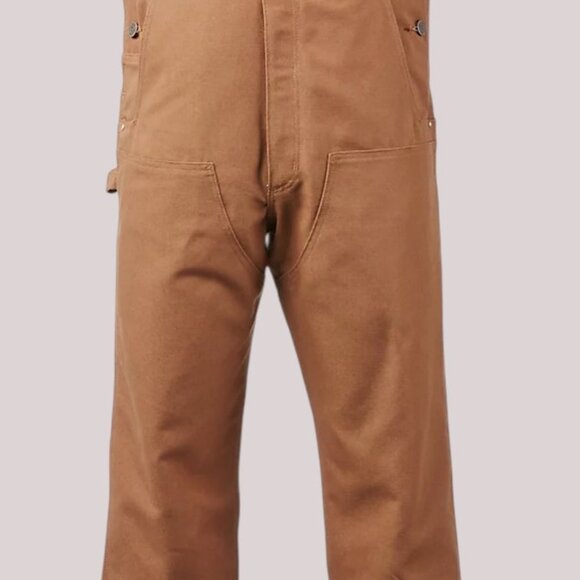 Carhartt Duck Bib‎ Men's Overalls Relaxed Fit Brown Size 42 X 36 NWT - Picture 2 of 12